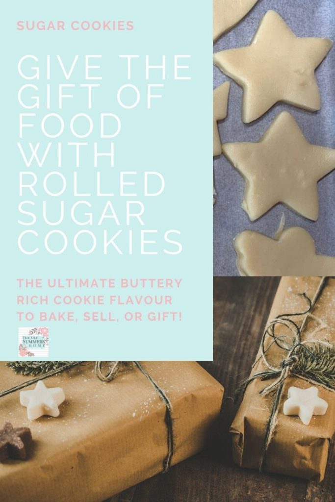 Easy soft and oh so good! This rolled sugar cookies recipe is the perfect gift for the holidays! #ChristmasBaking #CookieRecipes #RolledSugarCookies #SugarCookiesRecipe #BakedGifts #HomemadeGiftIdeas