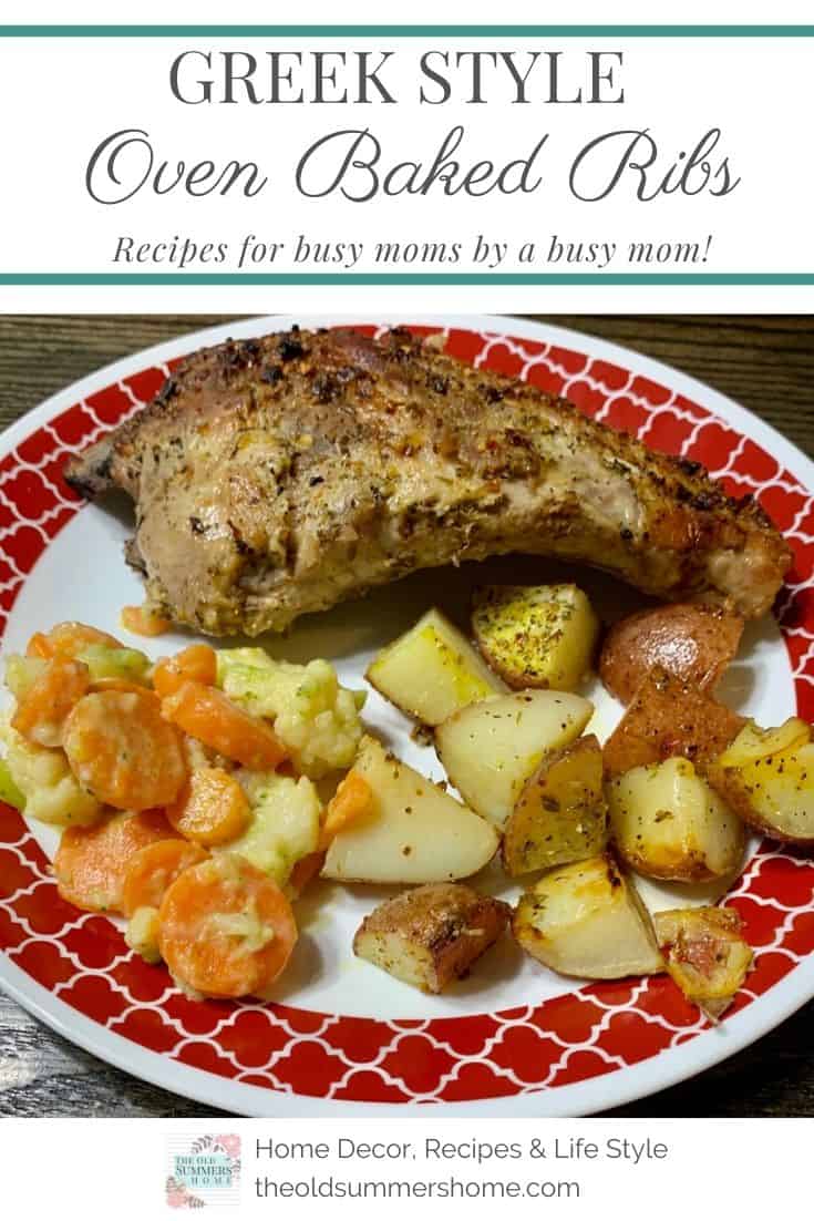 Greek Stlye Oven Baked Ribs