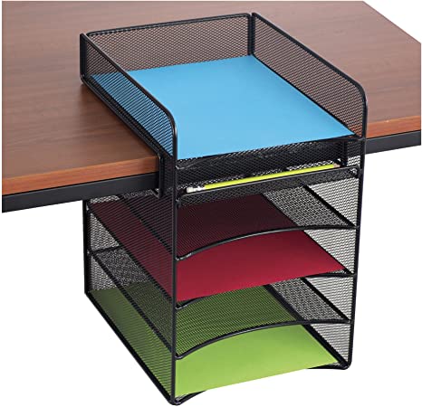 12 Creative Under Desk Storage Ideas 2 914KhTQ2EjL. AC SY450 The Old Summers Home We've gathered up some of the best under desk storage ideas on the internet to help you make the most of your limited home office space.