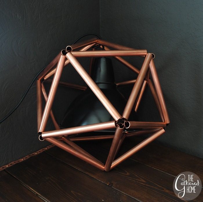 17 Steampunk Bathroom Ideas and DIY Projects 14 DIY Copper Pipe Icosahedron Light Fixture25255B325255D 700x695 1 The Old Summers Home This collection of the best steampunk bathroom ideas and DIY projects will inspire you as you create a unique bathroom in your home.