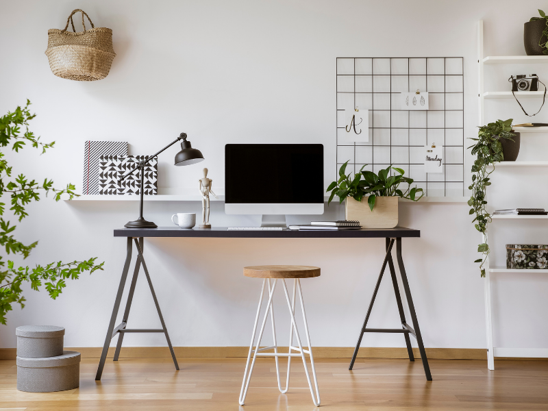 Office Decorating Ideas on a Budget 1 Office Decorating Ideas on a Budget 1 home office The Old Summers Home Make your workspace more enjoyable with these office decorating ideas on a budget. You'll be more productive with a pleasant work atmosphere!