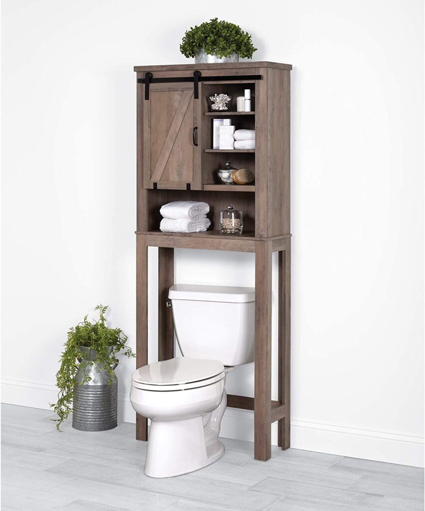 15 Bathroom Over the Toilet Storage Ideas for Extra Space 4 15 Bathroom Over the Toilet Storage Ideas for Extra Space 4 71Dv0WTTl8L. AC SL1500 The Old Summers Home When it comes to the bathroom, it seems there is never enough storage. With makeup, toiletries, towels, cleaning supplies, medicine, and more, the bathroom