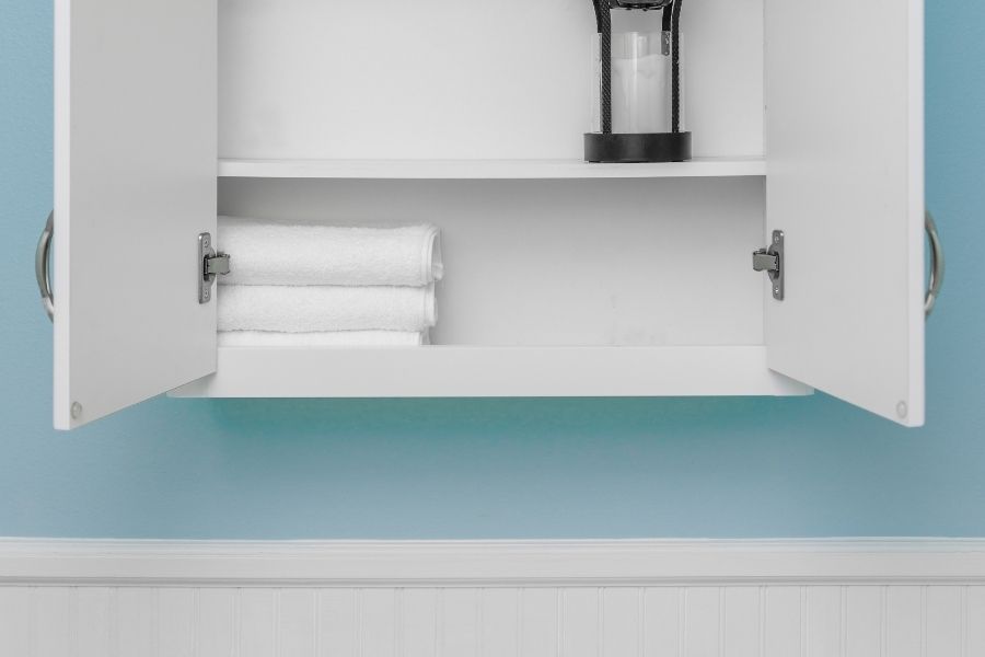 15 Bathroom Over the Toilet Storage Ideas for Extra Space 1 15 Bathroom Over the Toilet Storage Ideas for Extra Space 1 toilet storage The Old Summers Home When it comes to the bathroom, it seems there is never enough storage. With makeup, toiletries, towels, cleaning supplies, medicine, and more, the bathroom