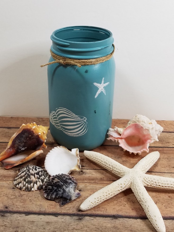 14 Beach Themed Bedroom Ideas You'll Love 93 Diy Beachy Décor – Upcycled Jar The Old Summers Home Home decor, DIY projects, gardening, and all things to make your home a happier place to live - all year long!