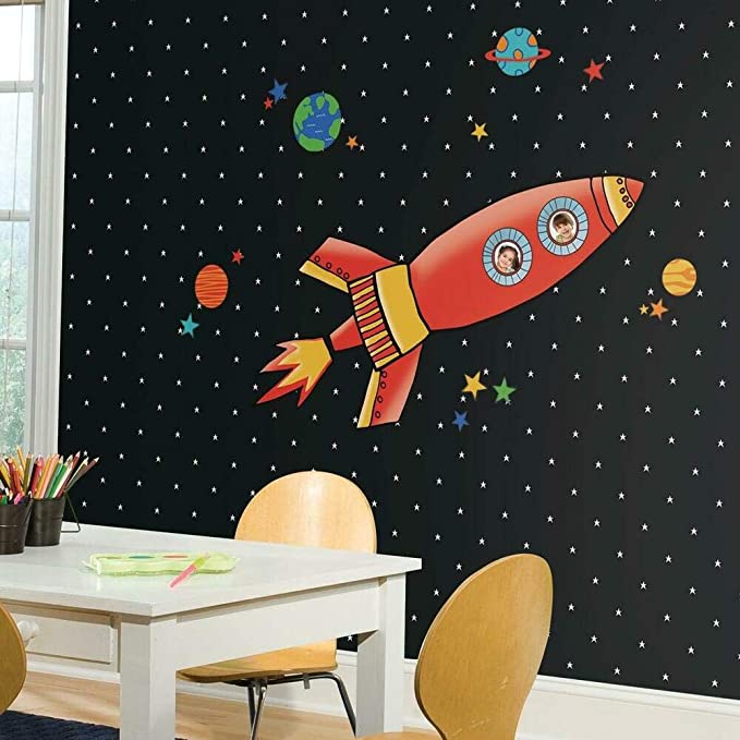 15 Stellar Space Themed Bedroom Ideas 6 15 Stellar Space Themed Bedroom Ideas 6 61FodudvqmL. AC SX679 The Old Summers Home Are you hoping to escape to a galaxy far, far away? Fire up the engines as we shoot off to explore some out of this world space bedroom ideas.