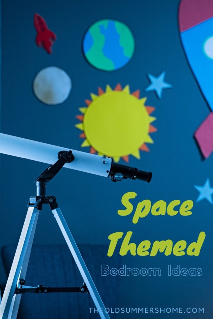 15 Stellar Space Themed Bedroom Ideas 16 space themed bedroom ideas The Old Summers Home Are you hoping to escape to a galaxy far, far away? Fire up the engines as we shoot off to explore some out of this world space bedroom ideas.