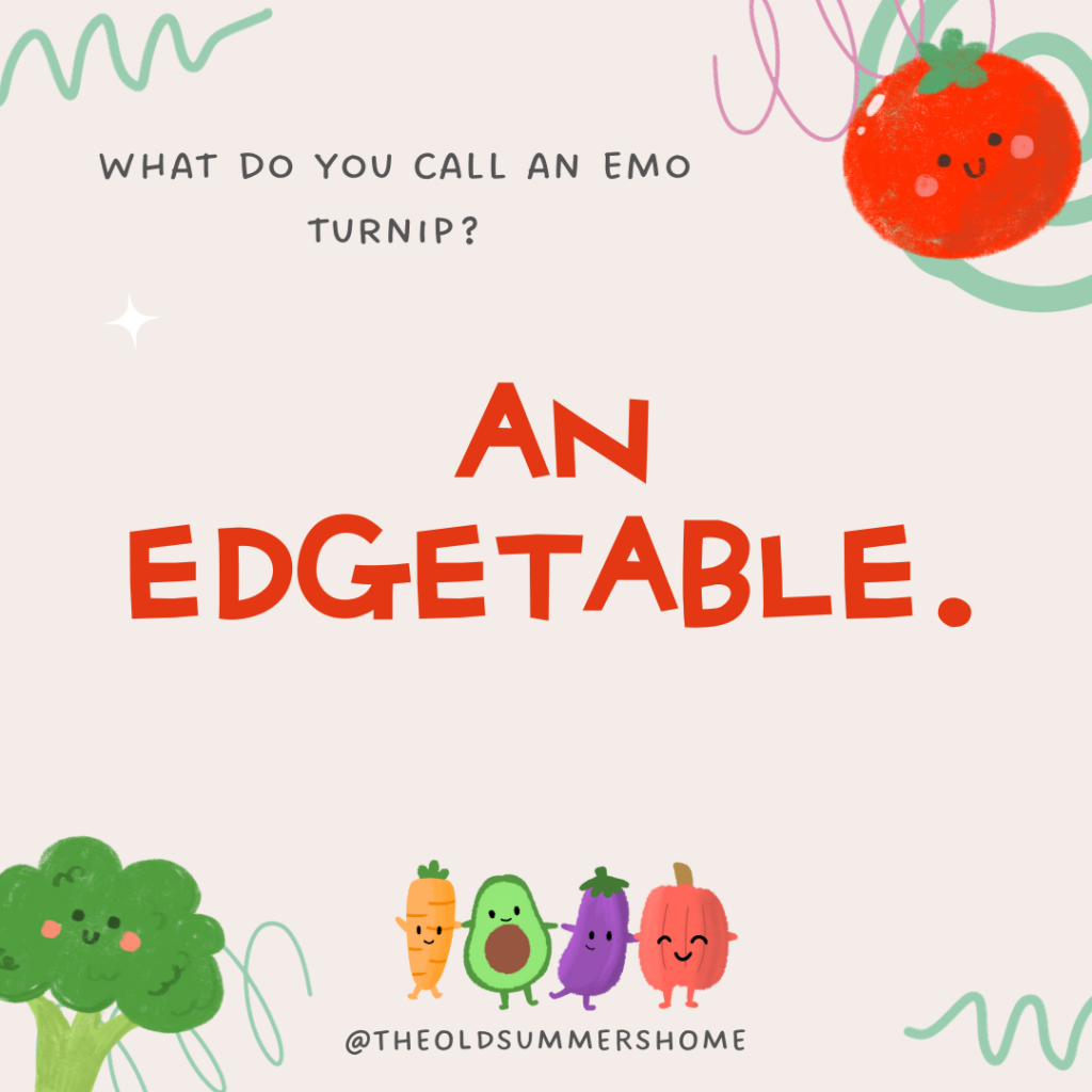 100+ Funny Vegetable Puns and Jokes: A Hilarious Harvest 5 turnip pun